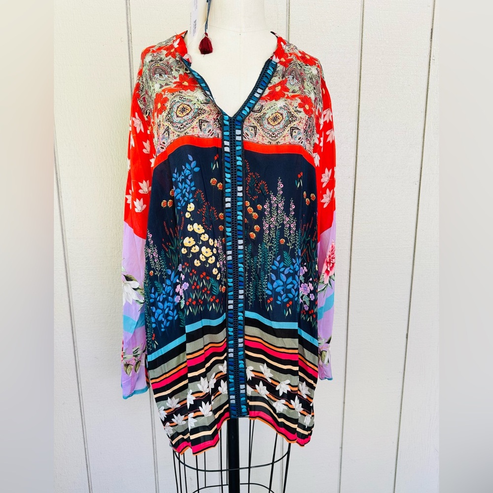 Johnny Was Beautiful Tunic NWT